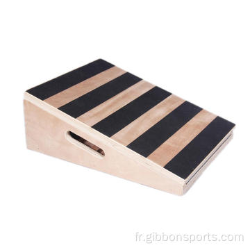 Équipement de sports de planche inclinée en bois